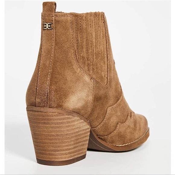 Sam Edelman for free people tan Winona ankle boots size 8.5 but run closer to 9 - Picture 4 of 9